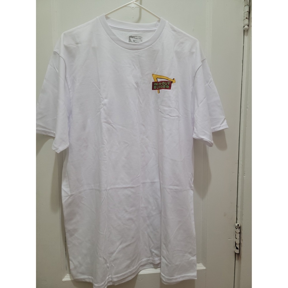 In-N-Out Burger 75 Years 1948-2023 White Graphic T-Shirt Adult XL USA Made NWOT - Picture 5 of 7